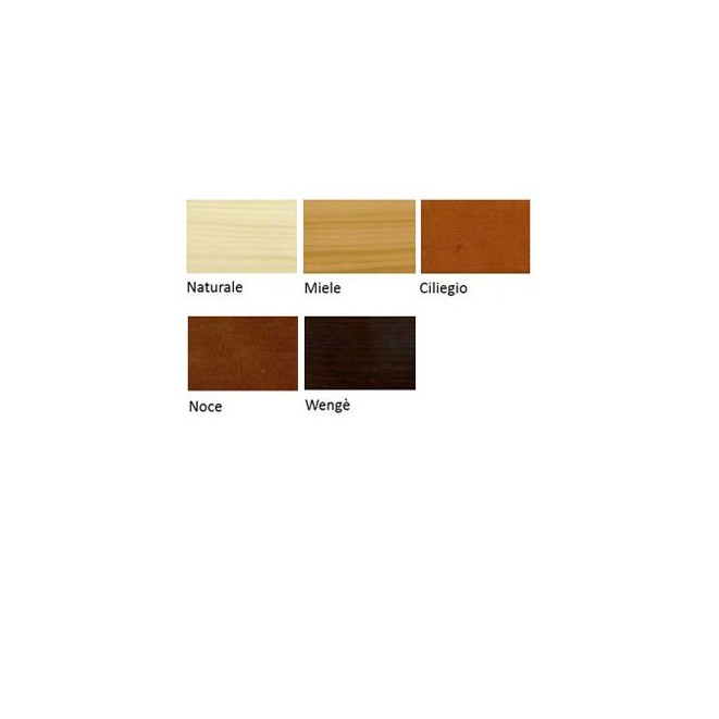 Rete Antares legno - Struttura: legno massello  Tipologia: rete a doghe larghe  Doghe: listelli larghi da 14 cm  Supporto: