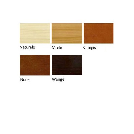 Rete Antares legno - Struttura: legno massello  Tipologia: rete a doghe larghe  Doghe: listelli larghi da 14 cm  Supporto:
