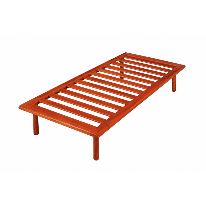 Rete Antares legno - Struttura: legno massello  Tipologia: rete a doghe larghe  Doghe: listelli larghi da 14 cm  Supporto: